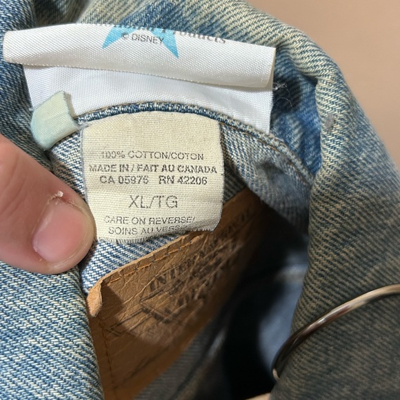 90s Vintage Walt Disney Studios Promotional Jean Jacket 101 Dalmatians Size XL - Picture 14 of 16